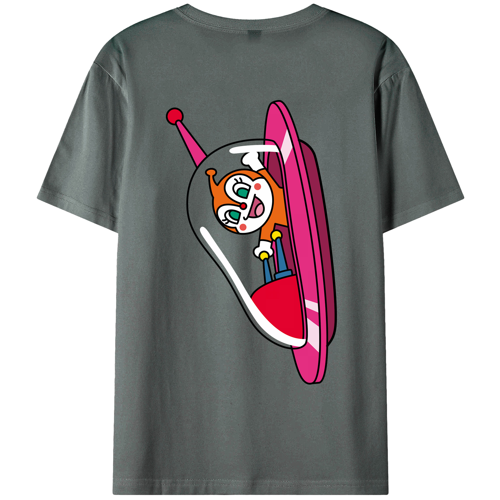（画像用） アンパンマン Anpanman 綿100％ メンズ半袖Tシャツ（バックプリント） 通気性